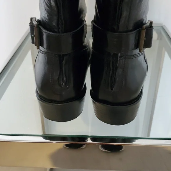 LOVE David & Richard women’s Black Leather boots Made In Italy Size 40 (10)NWOB - Picture 9 of 11